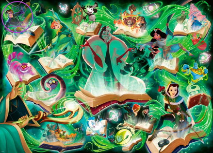 RAVENSBURGER Puzzle Disney Lorcana - Glimmers of the Realm: Smaragd  1000 dílků