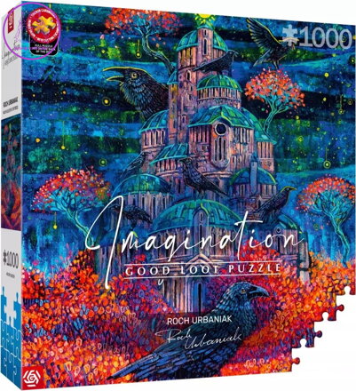 GOOD LOOT Puzzle Imagination: Roch Urbaniak - Pevnost Havraní královny 1000 dílků