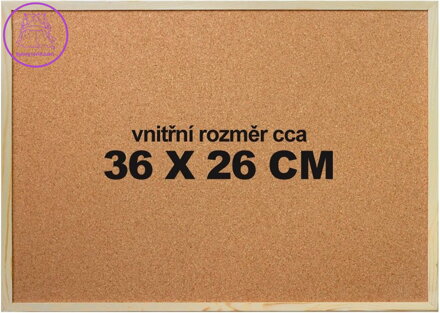 Korková podložka pod puzzle Victoria 36x26cm