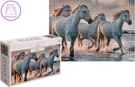 INTERDRUK Puzzle Wild Horses 4: Divocí koně 1000 dílků