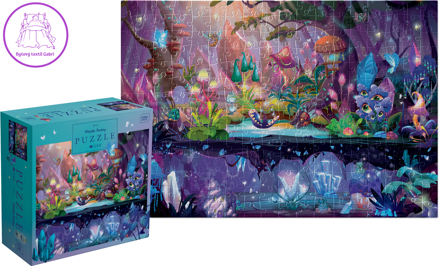INTERDRUK Puzzle Mettalic Fantasy: Čarovný les 500 dílků