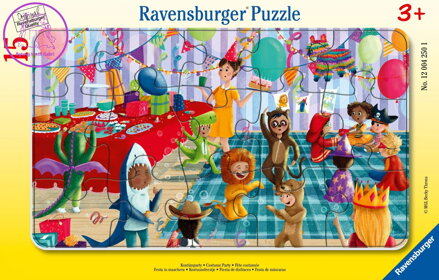 RAVENSBURGER Puzzle Kostýmová párty 15 dílků