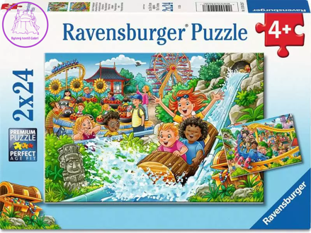RAVENSBURGER Puzzle Zábavní park 2x24 dílků
