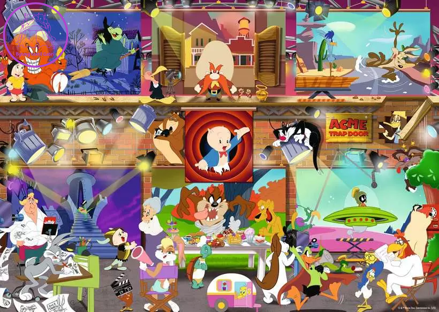 RAVENSBURGER Puzzle Looney Tunes Studio 1000 dílků