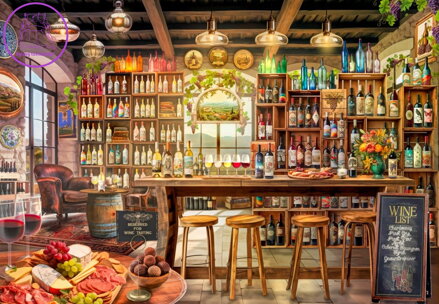 BLUEBIRD Puzzle Ochutnávka vín 1000 dílků