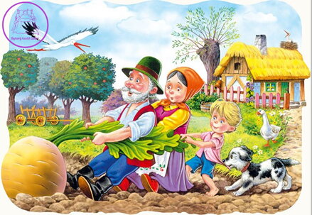 CASTORLAND Puzzle Pohádka o řepě 30 dílků