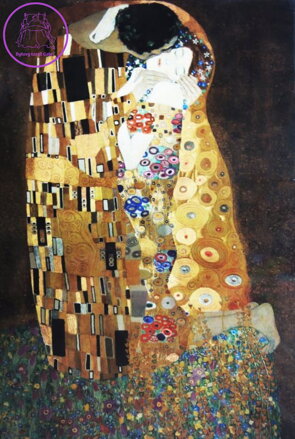 PIATNIK Metalické puzzle Polibek 1000 dílků