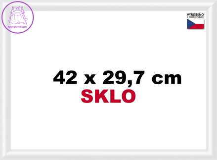 BFHM Plastový rám na puzzle 42x29,7cm A3 - bílý