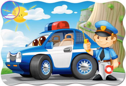 CASTORLAND Puzzle Policejní hlídka MAXI 20 dílků