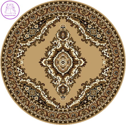 Kusový koberec TEHERAN T-102 beige kruh