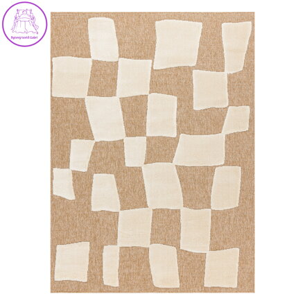 Kusový koberec Spark 0710A beige/cream