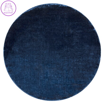 Kusový koberec Visco Rabbit Dark blue 10 kruh