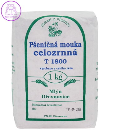 Mouka pšeničná celozrnná 1kg ZP   2909
