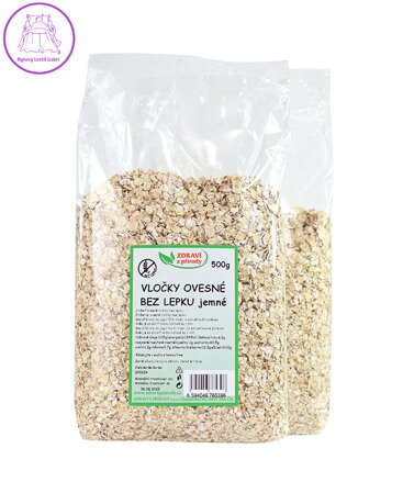 Vločky ovesné BEZ LEPKU jemné  500g ZP 1043