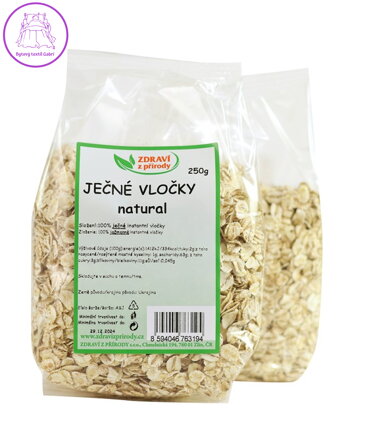 Vločky ječné natural 250g ZP 2935