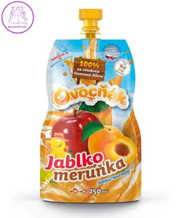 Mošt jablko,meruňka 250ml Ovocňák 1169