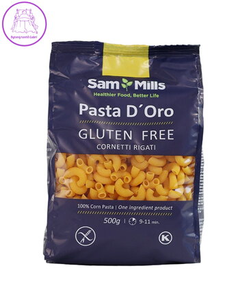 Těstoviny kukuřičné kolínka 500g Sam Mills bez lepku 2762