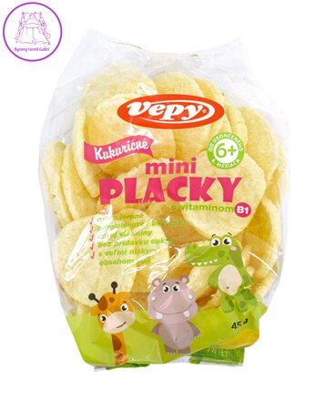 Kukuřičné placky MINI 45g Vepy bez lepku 1208