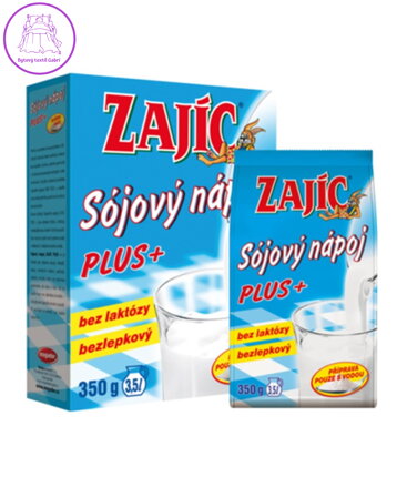 Sojový nápoj Plus sáček Zajíc 350g Mogador bez lepku 2790