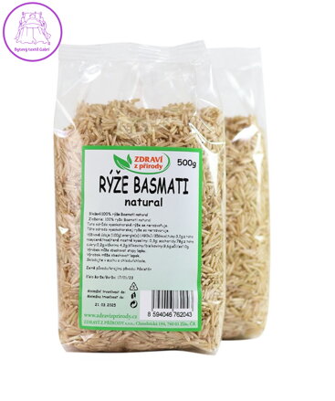 Rýže basmati natural 500g ZP 2916