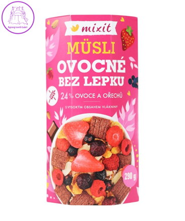 Mixit Musli ovocné 290g bez lepku  4914