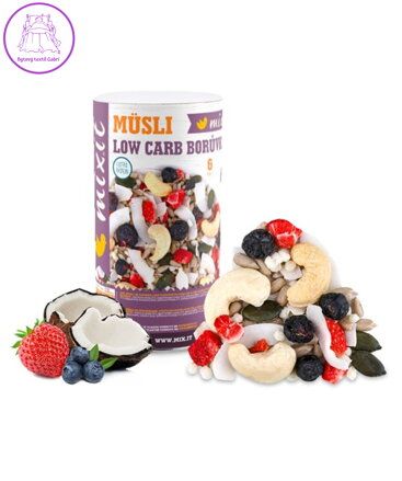 Mixit Musli Müsli low carb - borůvka 400g 4916