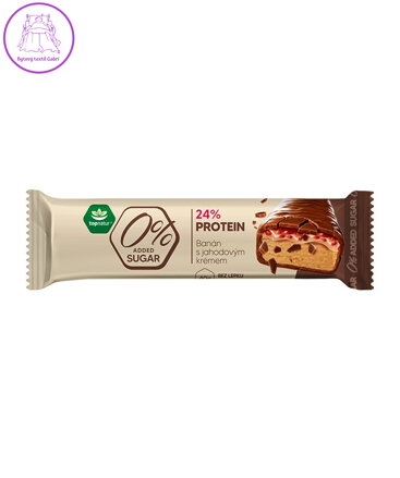 Tyčinka protein banán s jahodovým krémem 40g Topnatur bez lepku 5271
