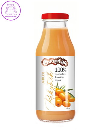 Mošt Jablko,rakytník sklo 330ml Ovocňák 5442