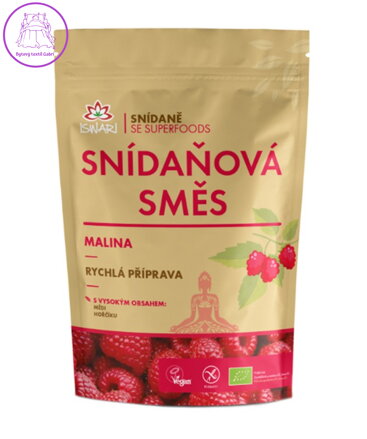 Snídaňová směs - Malina BIO 300g Iswari bez lepku 5458