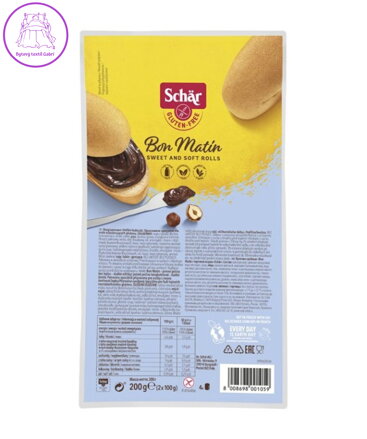 Bon Matin sladký rohlíky 200g Schar bez lepku 3011