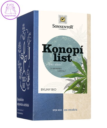 Konopí list BIO 18x1,5g Sonnentor  5603