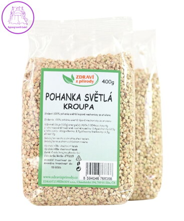 Pohanka kroupa světlá 400g ZP 5374