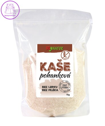Kaše pohanková natural 1kg IPJ NATUR bez lepku 5802