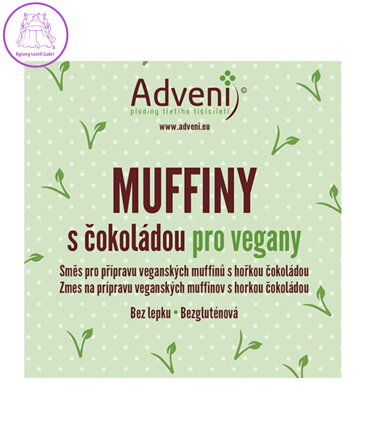 Směs na MUFFINY vegan čokoláda 280g Adveni bez lepku 5908