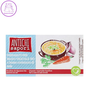 Bujon zeleninový se sníženým obsahem soli BIO 60g Zangrando bez lepku  1481