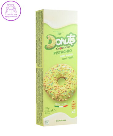 Donuty pistácie 111g 3ks Cuorenero bez lepku 5946