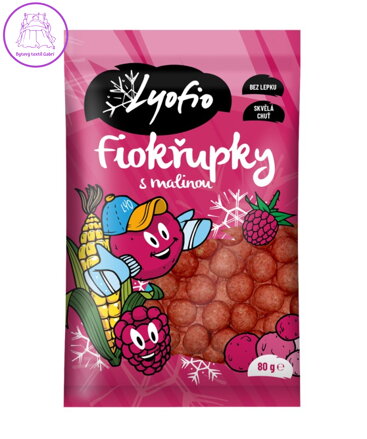 Křupky kukuřičné jogurt malina 80g PPD bez lepku 6009