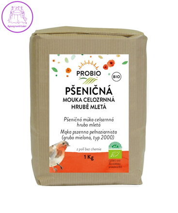 Mouka pšeničná celozrnná hrubá BIO 1kg Probio 1488