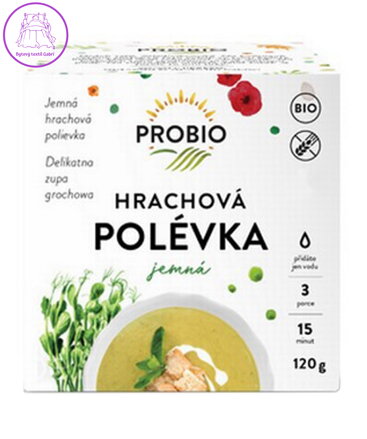 Polévka hrachová jemná BIO 120g Probio bez lepku 1491