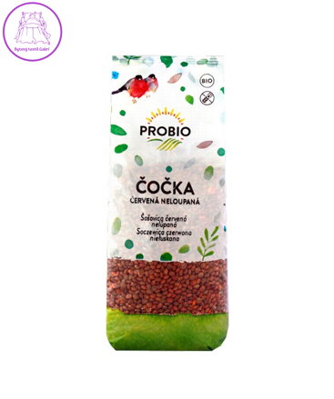 Čočka červená neloupaná BIO 500g Probio bez lepku 2579