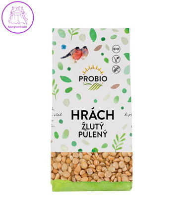 Hrách žlutý půlený BIO 500g Probio bez lepku 2584