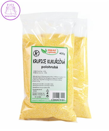 Krupice kukuřičná polohrubá 400g ZP 138