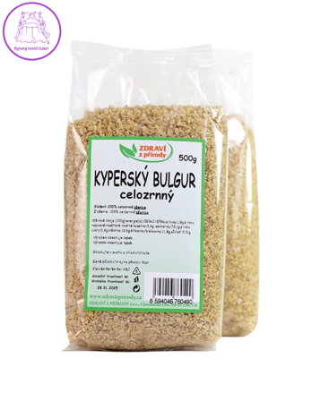 Bulgur celozrnný kyperský 500g ZP 1474