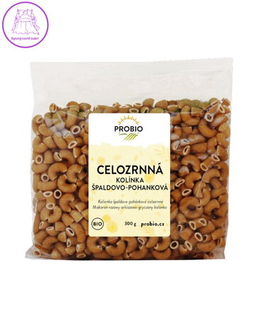 Těstoviny špaldovo-pohankové kolínka celozrnná BIO 300g Probio 2631
