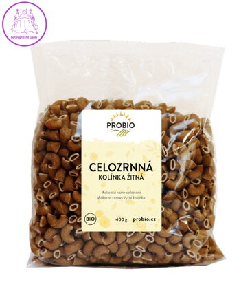 Těstoviny žitné kolínka celozrnné  BIO  400g Probio 2642