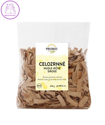 Těstoviny ječné široké nudle celozrnné BIO 400g Probio 2630