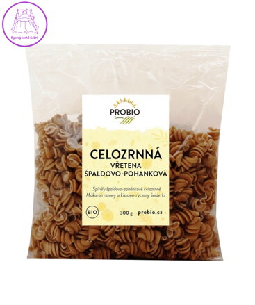 Těstoviny špaldovo-pohankové vřetena celozrnná  BIO 300g Probio 2632