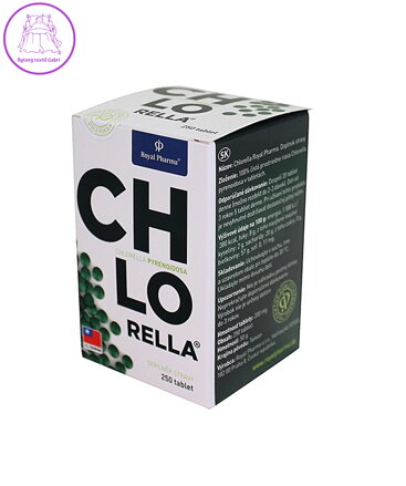 Chlorella 250 tbl. Royal Pharma bez lepku 726