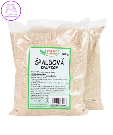 Krupice špaldová celozr. 500g ZP 980