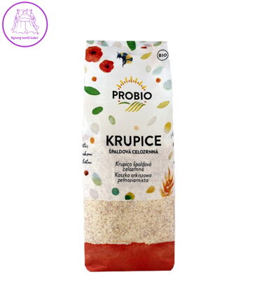 Krupice špaldová celozrnná BIO 400g Probio 2599